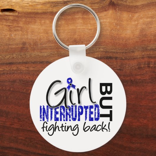 Mädchen Interruptiert 2 Rheumatoide Arthritis Schlüsselanhänger (Vorderseite)