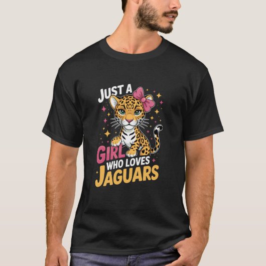 Mädchen Jaguar T-Shirt (Vorderseite)