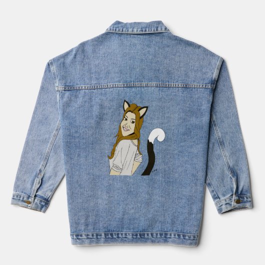 Mädchen Jeansjacke (Rückseite)
