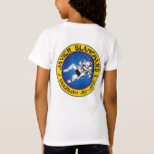 Mädchen jiu jitsu Mixed Martial Arts bjj T-Shirt (Rückseite)