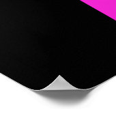 Mädchen jubeln nach einer Heilung Poster (Ecke)