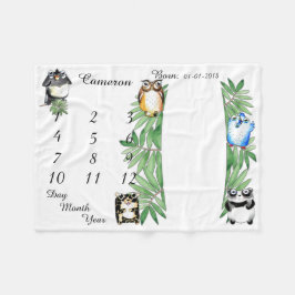 Mädchen/Junge Meilenstein Schuhe Größe 40 x 30 Fleecedecke