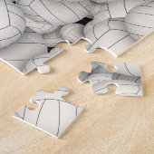 Mädchen Jungen ein Haufen Volleyballs Puzzle (Seite)