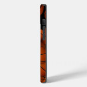 Mädchen Jungen mit Monogramm Basketballmuster Case-Mate iPhone Hülle (Rückseite / Links)