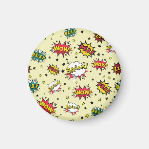 Mädchen Jungen Vintage-Patch-Art Magnet