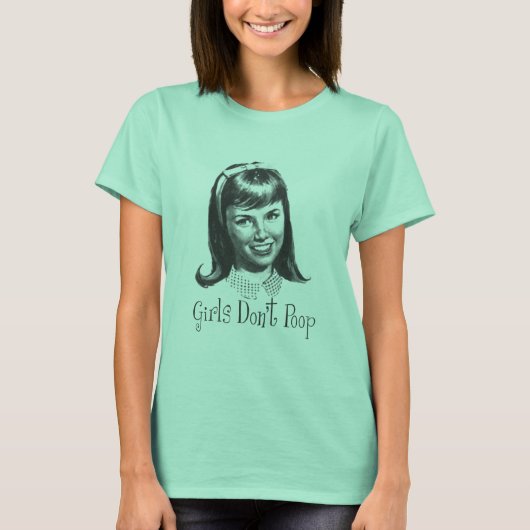 Mädchen Kack keinen T - Shirt (Vorderseite)