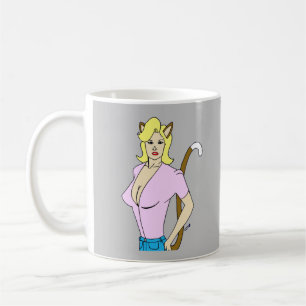 Mädchen Kaffeetasse