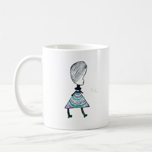 Mädchen Kaffeetasse (Links)