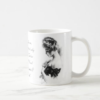 Mädchen Kaffeetasse