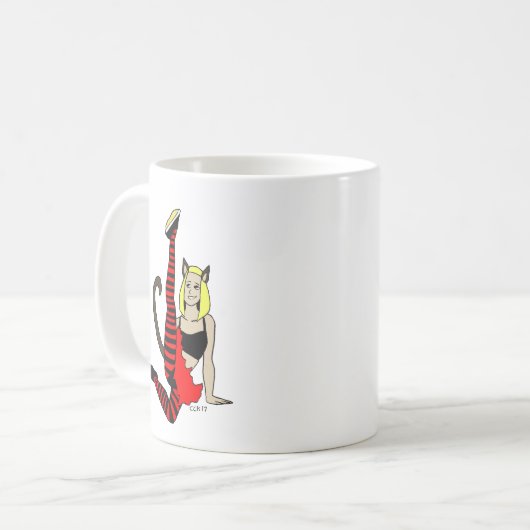 Mädchen Kaffeetasse (Vorderseite Links)