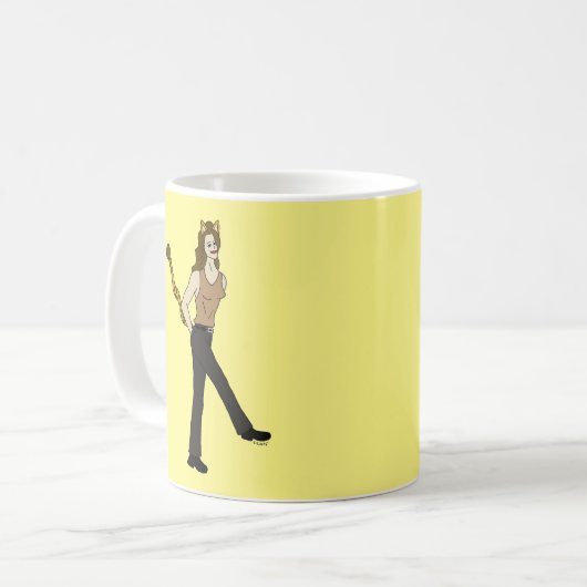 Mädchen Kaffeetasse (Vorderseite Links)