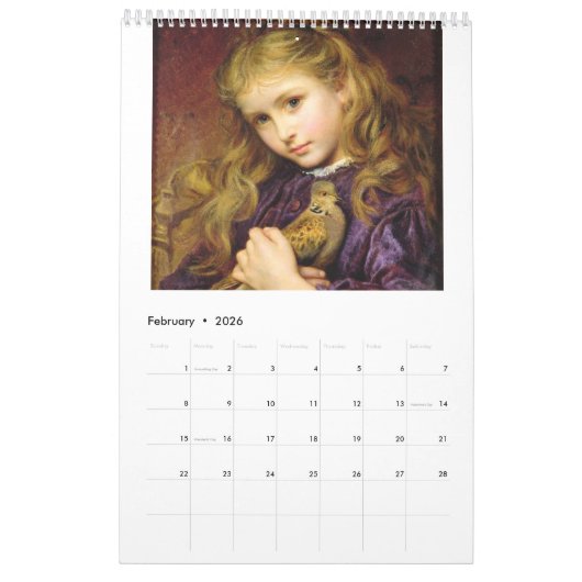 Mädchen Kalender (Feb 2026)