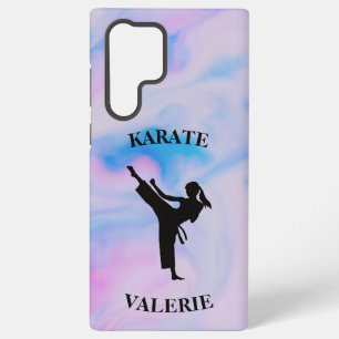 Mädchen Karate Pastell-Swirbel Samsung Galaxy Hülle