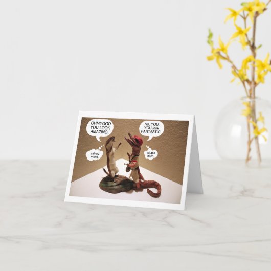 Mädchen Karte (Gelbe Blume)