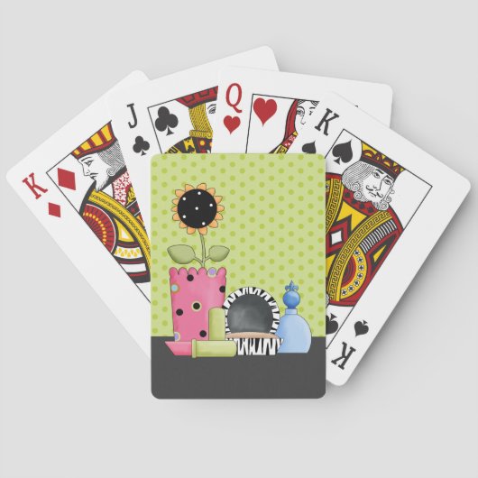 Mädchen-Kartenspiel Spielkarten (Rückseite)
