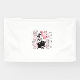 Mädchen Katze Rosa Halloween Squishy Wir träumen a Banner