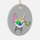 Mädchen Keramik Ornament (Rechts)