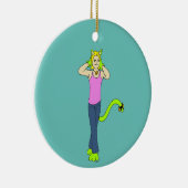 Mädchen Keramik Ornament (Rechts)