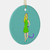 Mädchen Keramik Ornament (Rechts)