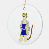 Mädchen Keramik Ornament (Links)