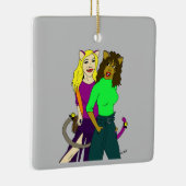 Mädchen Keramikornament (Rechts)