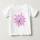 Mädchen Kick it Baby T-shirt (Vorderseite)