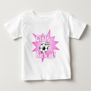 Mädchen kicken es baby t-shirt