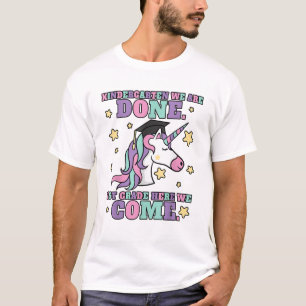 Mädchen Kindergarten Abschluss Magisches Einhorn T T-Shirt