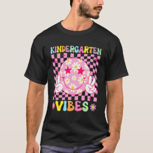 Mädchen Kindergarten Stimmung Lächeln Gesicht Zurü T-Shirt