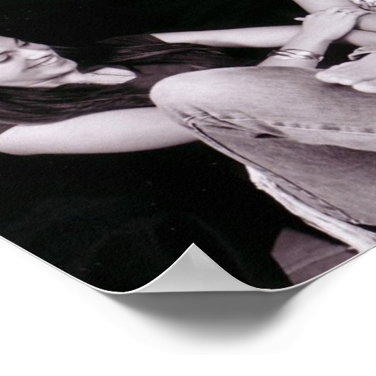 Mädchen kitzeln poster (Ecke)