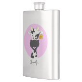 Mädchen-Klassikerflasche des lustigen Flachmann (Links)