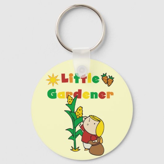 Mädchen-kleine Gärtner-T-Shirts und Geschenke Schlüsselanhänger (Vorderseite)