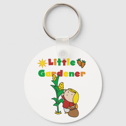Mädchen-kleine Gärtner-T-Shirts und Geschenke Schlüsselanhänger (Vorderseite)