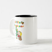 Mädchen-kleine Gärtner-T-Shirts und Geschenke Zweifarbige Tasse (Vorderseite Links)