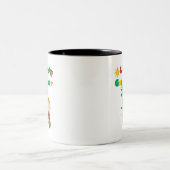 Mädchen-kleine Gärtner-T-Shirts und Geschenke Zweifarbige Tasse (Mittel)