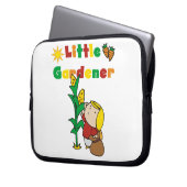 Mädchen-kleiner Gärtner Laptopschutzhülle (Vorderseite Links)
