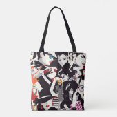 Mädchen-Kollektion: Pop-Kunst Tasche (Rückseite)
