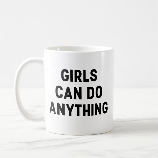 MÄDCHEN KÖNNEN ALLES TUN KAFFEETASSE (Links)