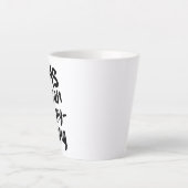 Mädchen können alles tun milchtasse (Vorderseite)