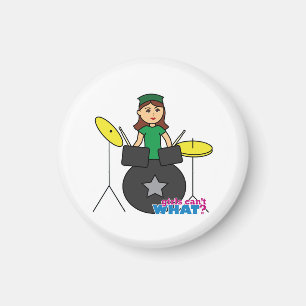  Mädchen können nicht was? Benutzerdefiniertes D Magnet