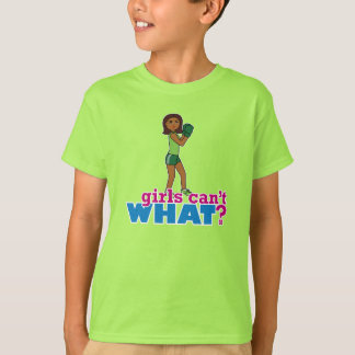 Mädchen können nicht was? Benutzerdefiniertes Desi T-Shirt