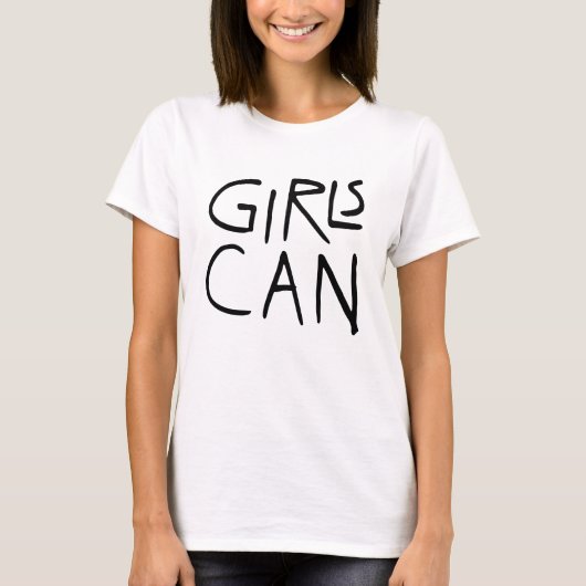 Mädchen können T-Shirt (Vorderseite)