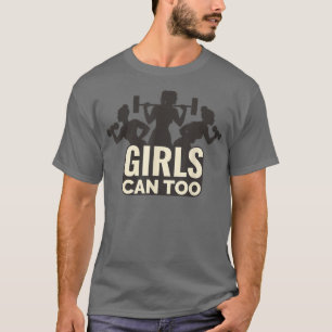 Mädchen können zu schwingen 2476 T-Shirt