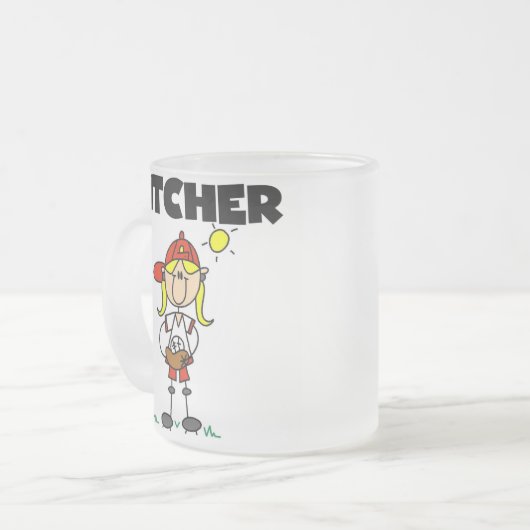 Mädchen-Krug Mattglastasse (Vorderseite Links)