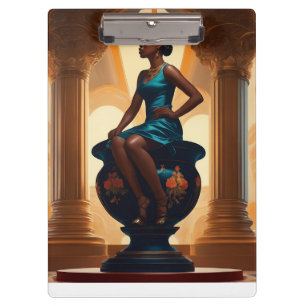 Mädchen Kunst Klemmbrett