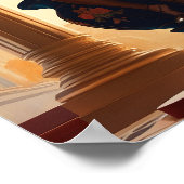 Mädchen Kunst Poster (Ecke)