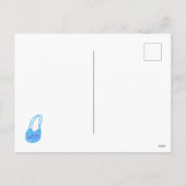 Mädchen lächeln feiertagspostkarte (Rückseite)