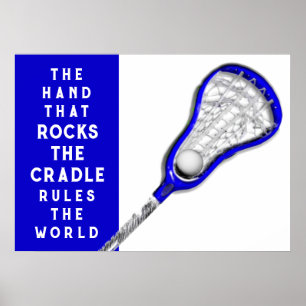 Mädchen Lacrosse Poster