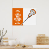 Mädchen Lacrosse Poster (Küche)