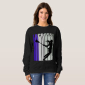 Mädchen Lacrosses Lacrosse Hübsche Farben Kinder E Sweatshirt (Vorne ganz)